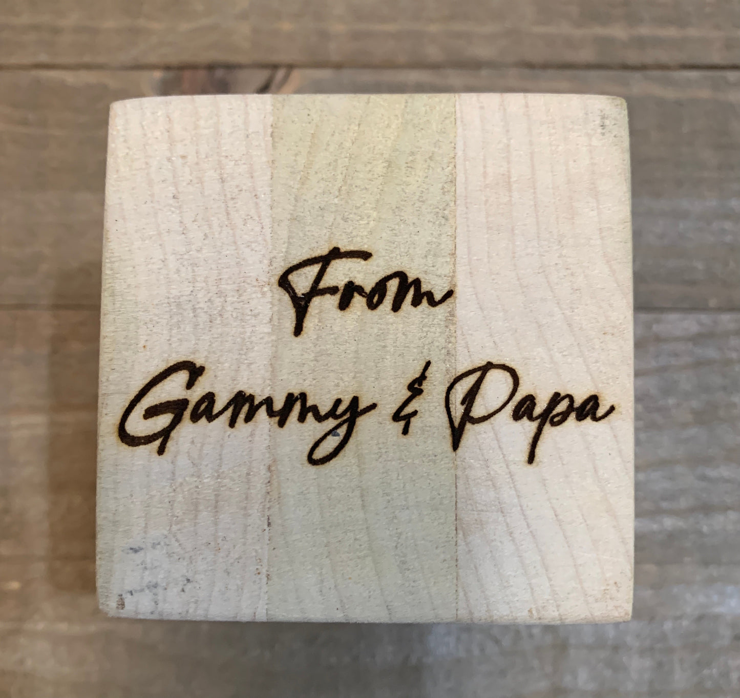 Personalized Baby’s First Block