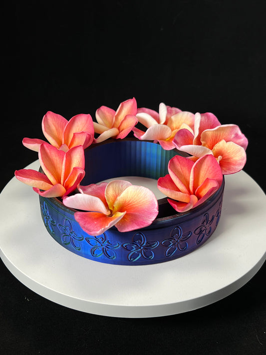 3D Printed Plumeria Pansy Ring Vase