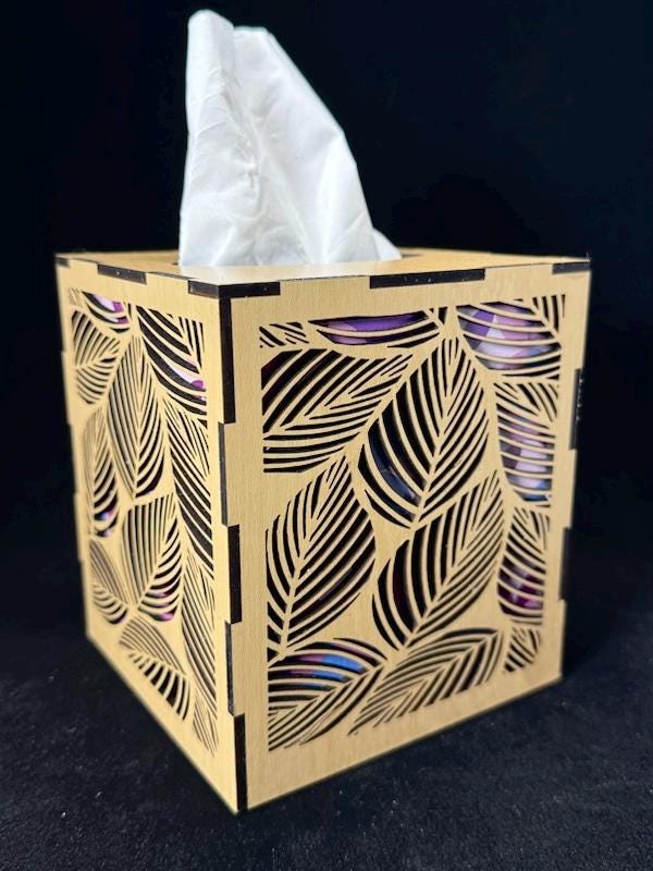 Leaves Tissue Box Cover