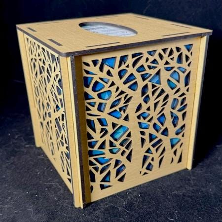 Fractal Trees Tissue Box Cover - “New Style”