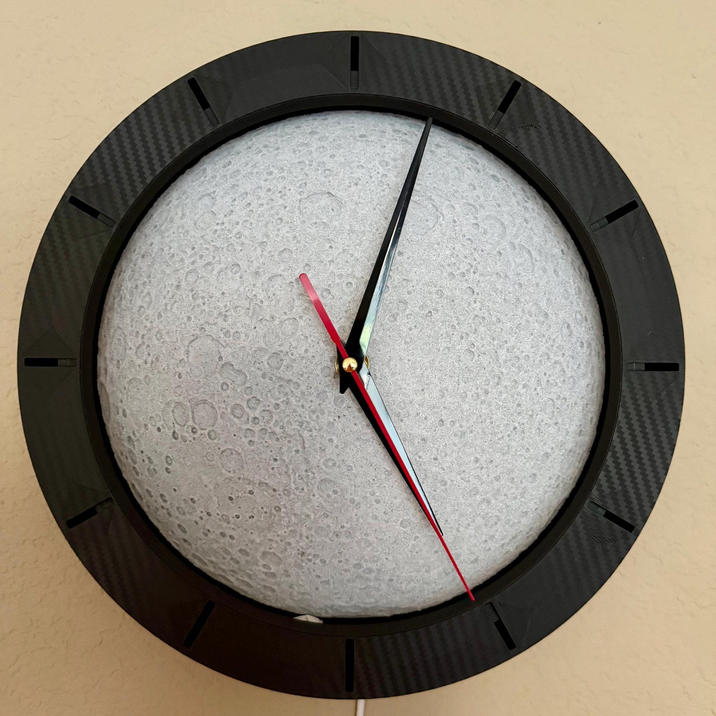 Lunar Glow 3D Moon Clock – Where Time Meets the Cosmos