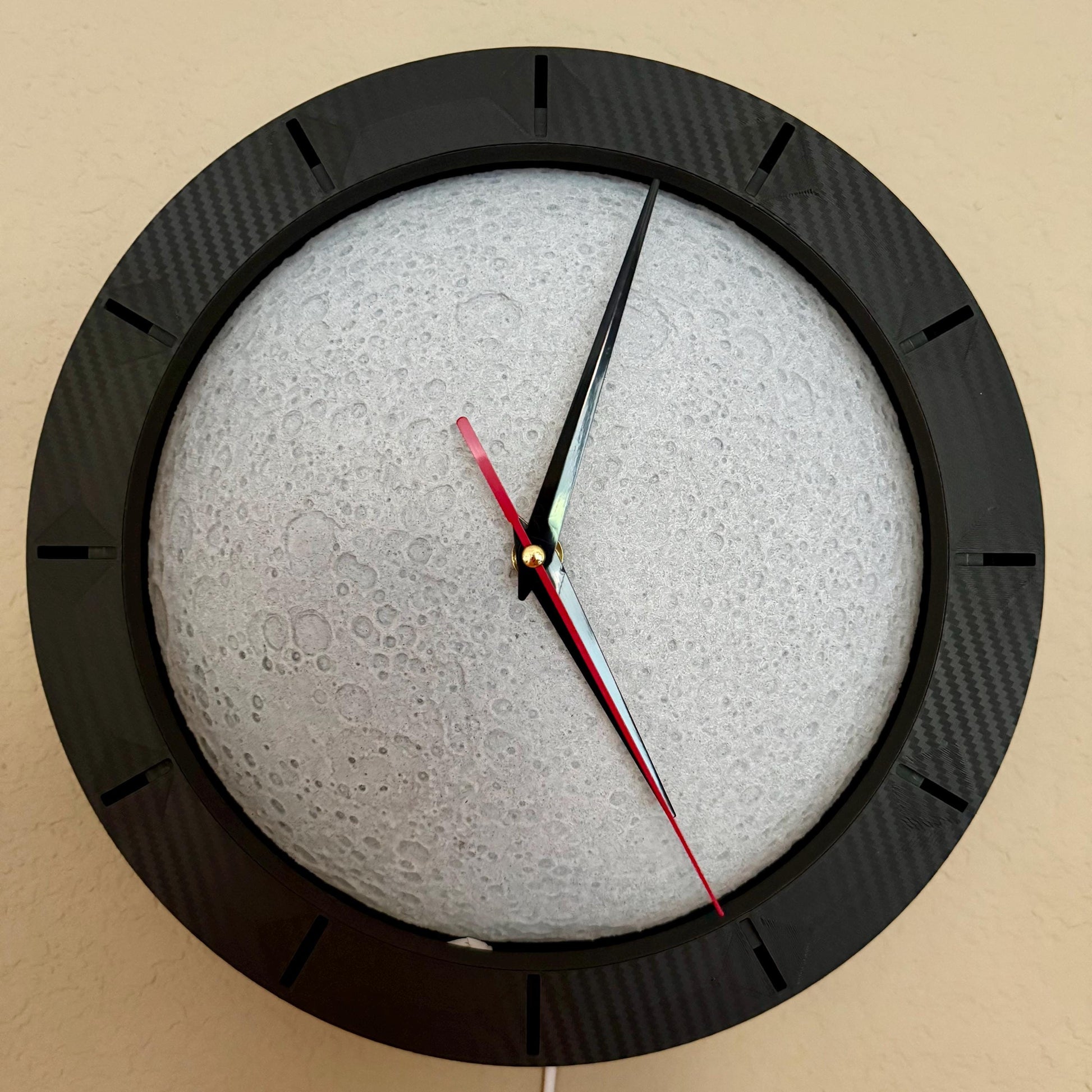 Lunar Glow 3D Moon Clock – Where Time Meets the Cosmos