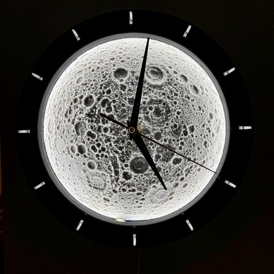 Lunar Glow 3D Moon Clock – Where Time Meets the Cosmos