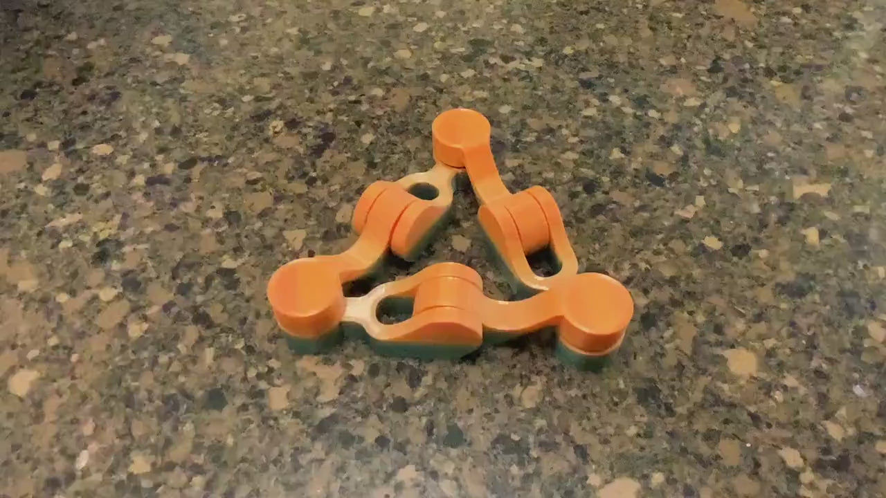 Kaleidocycle Sensory Fidget Toy