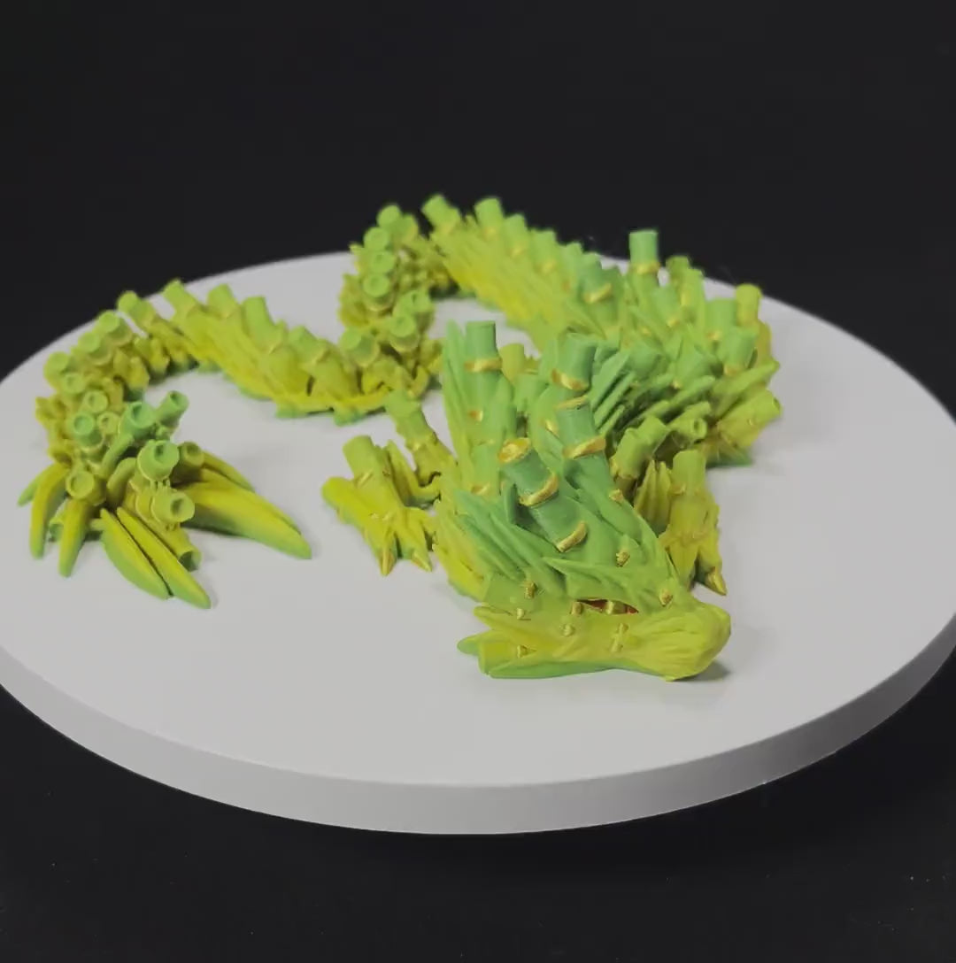 Bamboo Dragon Multicolor Articulated