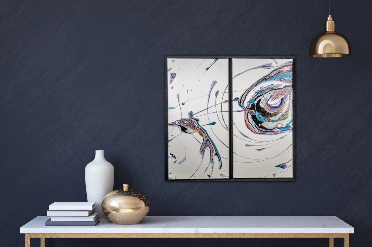 Fluid Art Abstract #218 - Cinder House Creations