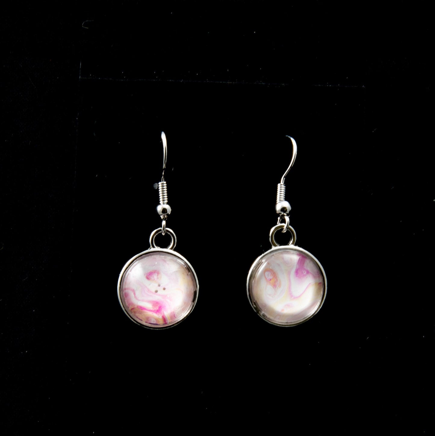 Wearable Art Fish Hook Earrings - Cinder House Creations