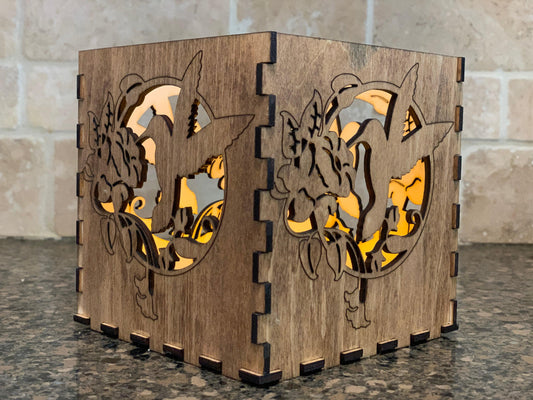 Laser Cut Hummingbird Tealight/Votive Candle Holder/Lantern - Cinder House Creations