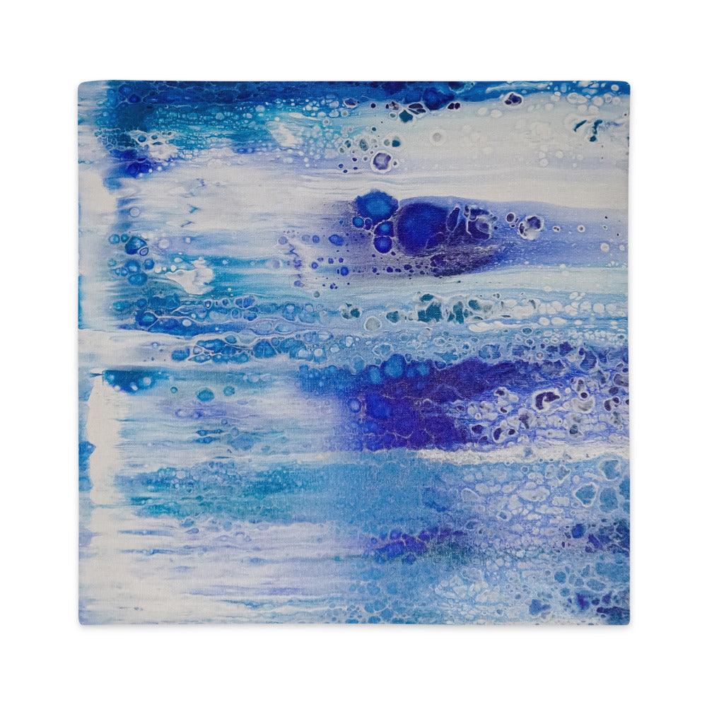 Blue Premium Accent Pillow Case - Cinder House Creations