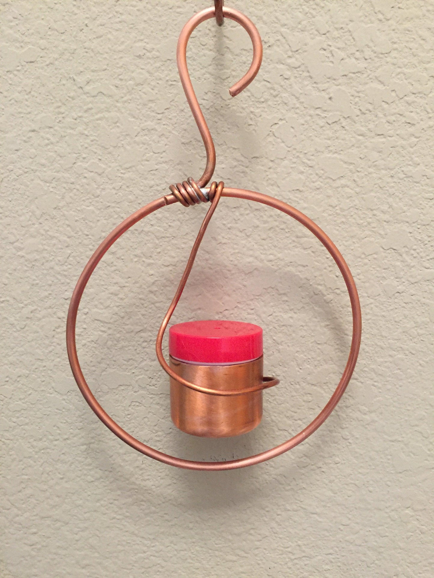 Copper Hummingbird Feeder VI - Cinder House Creations