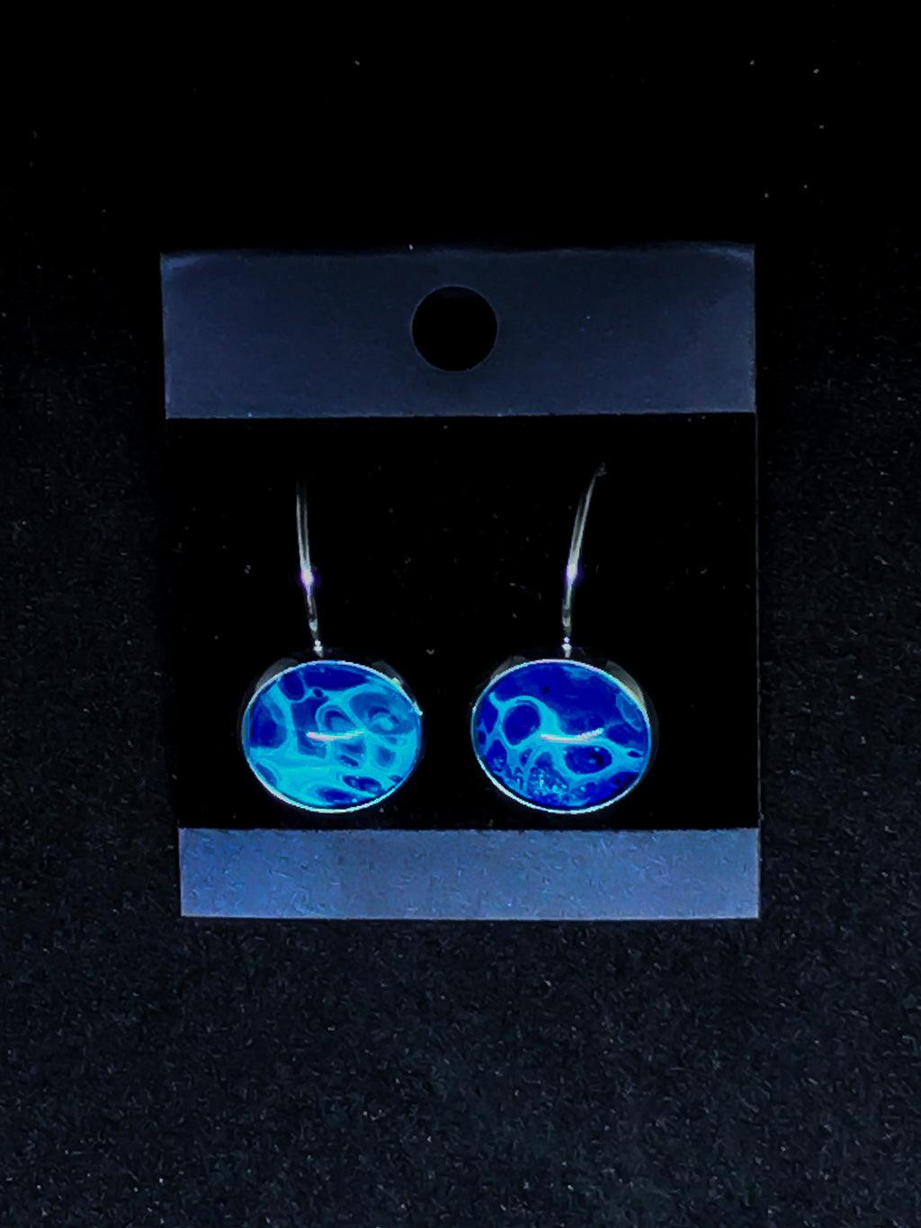 Wearable Art Leverback Earrings - Cinder House Creations
