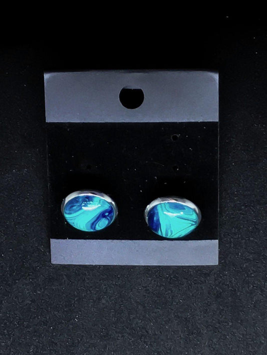Wearable Art Stud Earrings - Cinder House Creations