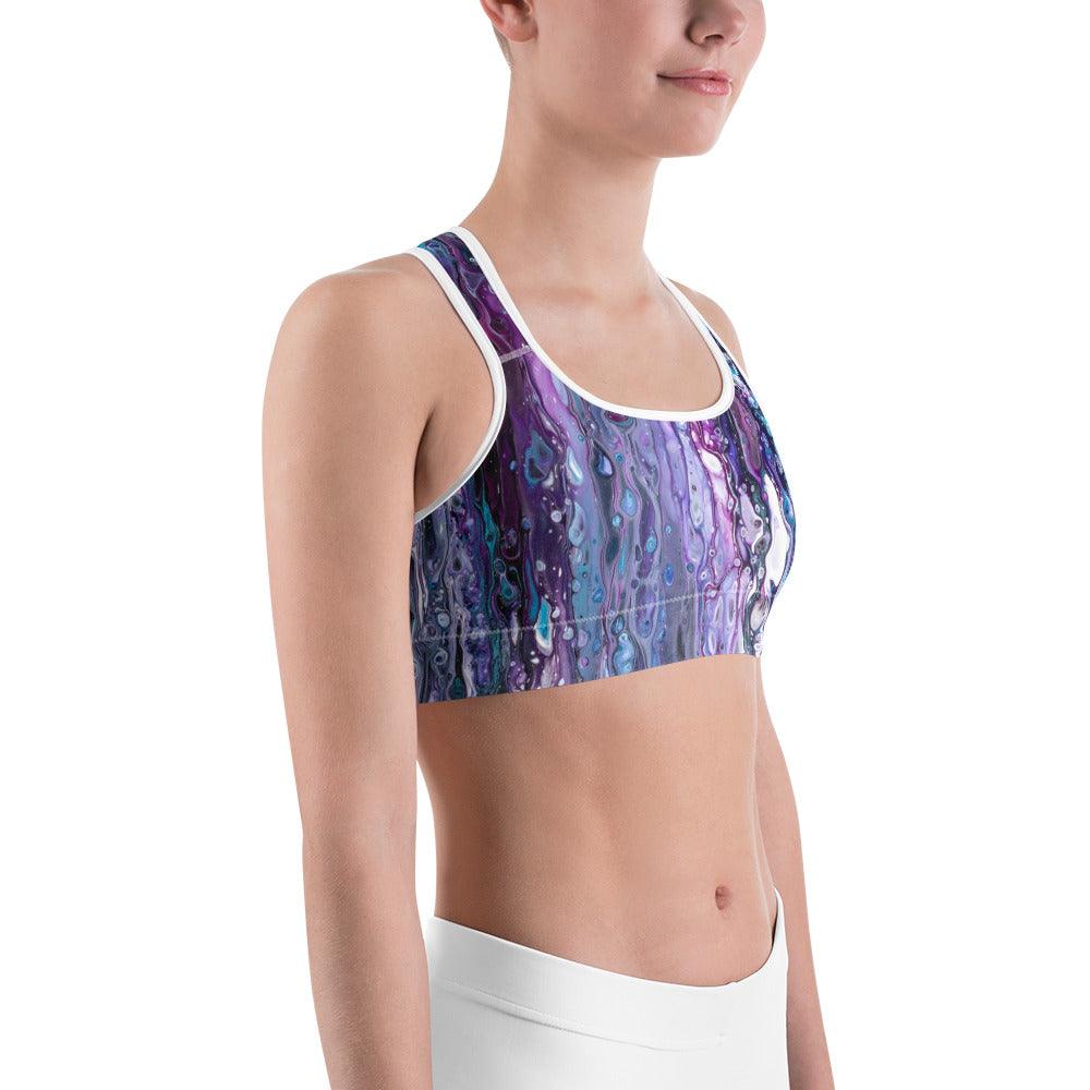 Sports Bra - Purple Rain - Cinder House Creations
