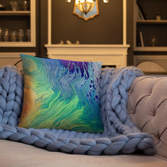 Rainbow Basic Accent Pillow - Cinder House Creations