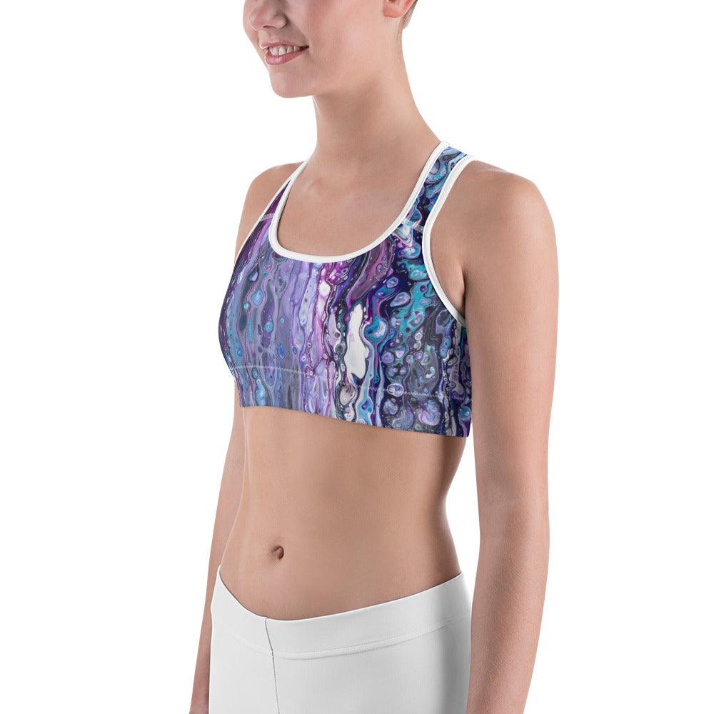 Sports Bra - Purple Rain - Cinder House Creations