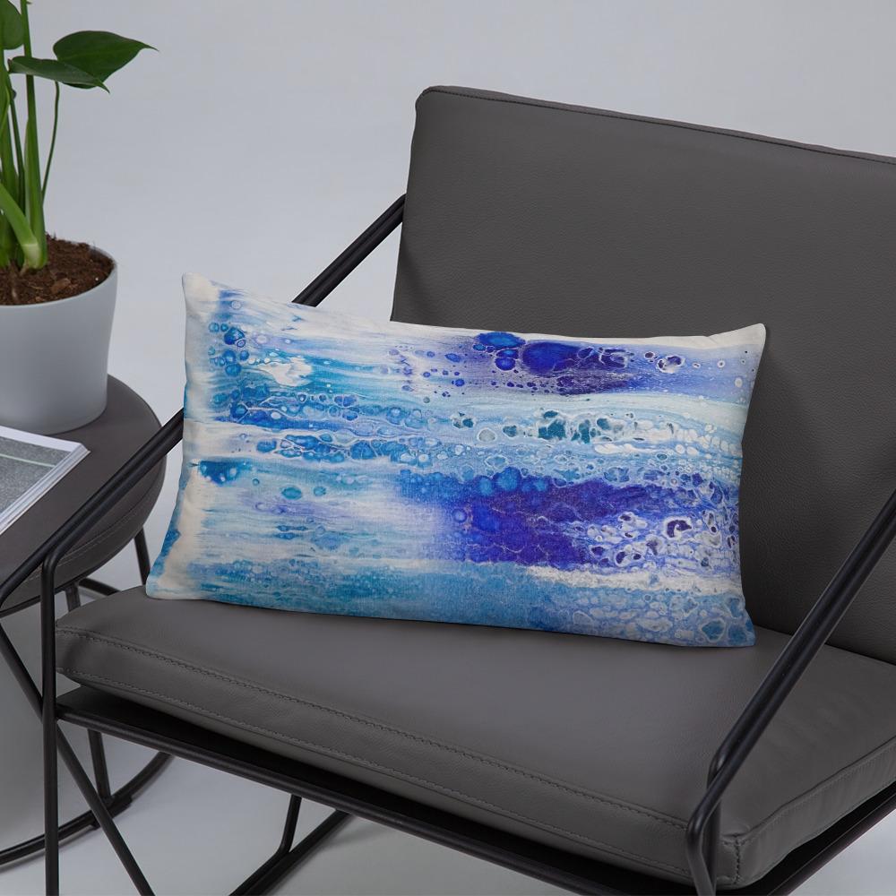 Blue Basic Accent Pillow - Cinder House Creations