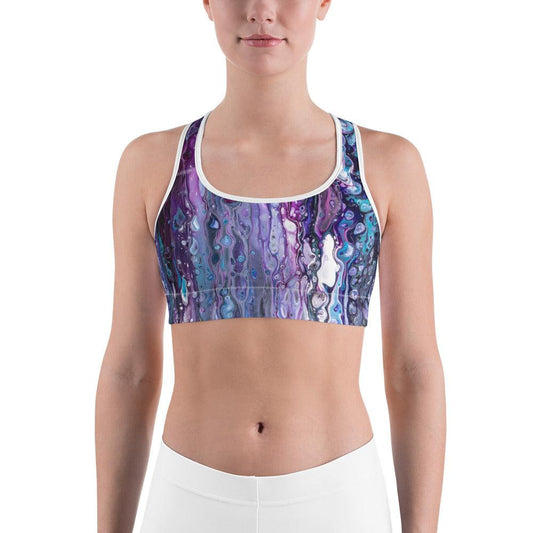 Sports Bra - Purple Rain - Cinder House Creations