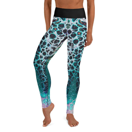 Yoga Leggings - Lightning - Cinder House Creations