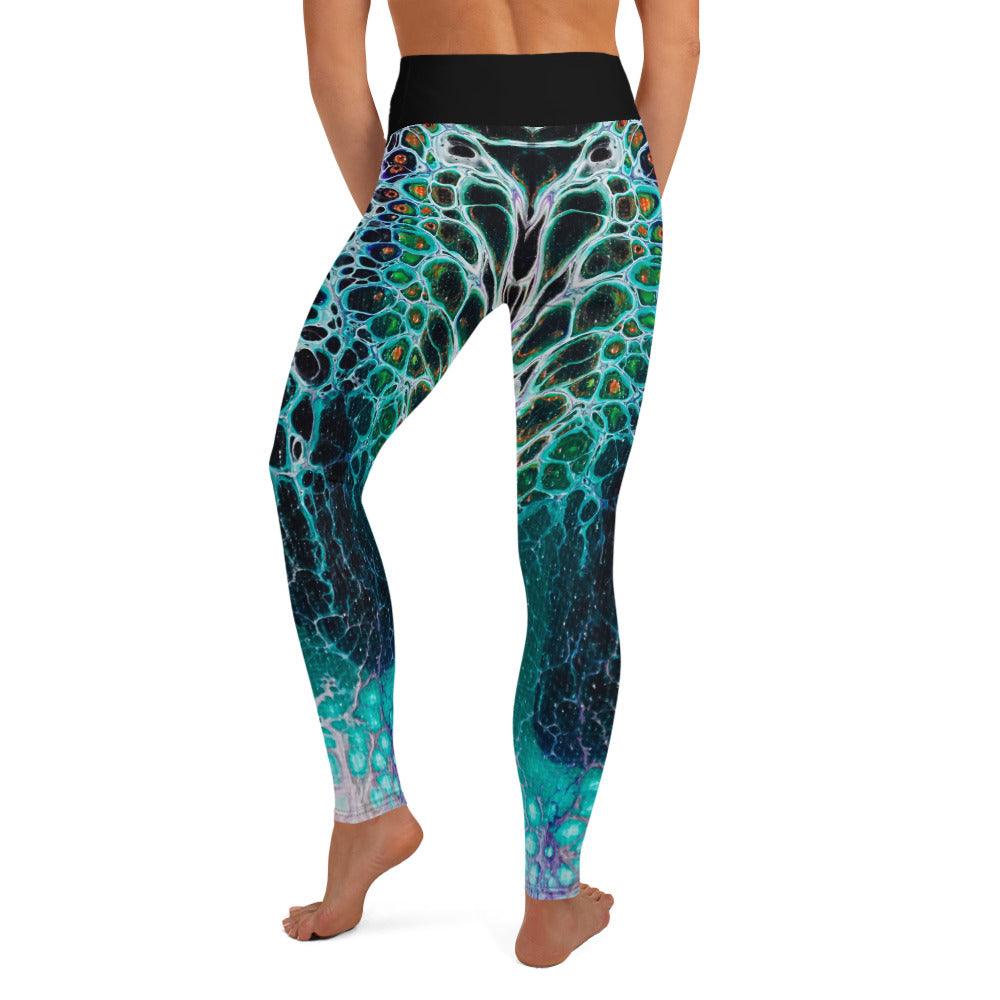 Yoga Leggings - Lightning - Cinder House Creations