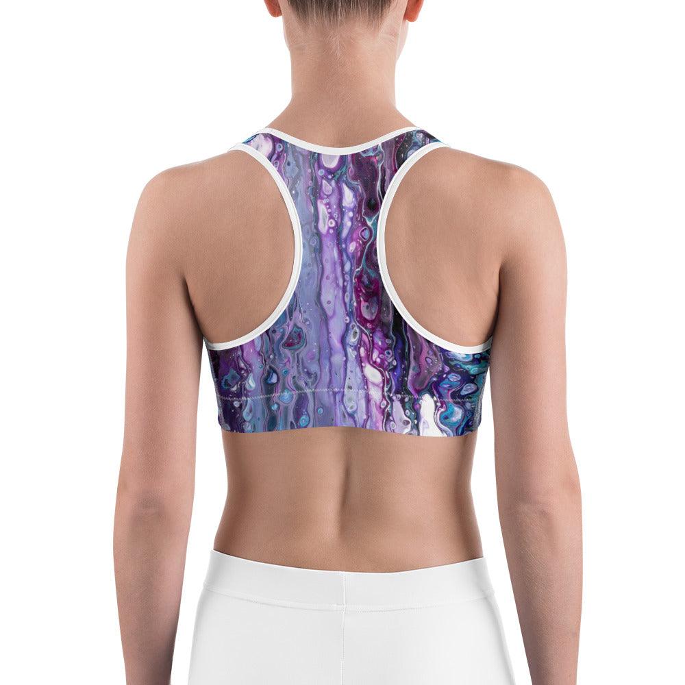 Sports Bra - Purple Rain - Cinder House Creations