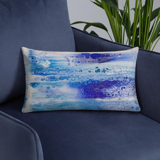 Blue Basic Accent Pillow - Cinder House Creations
