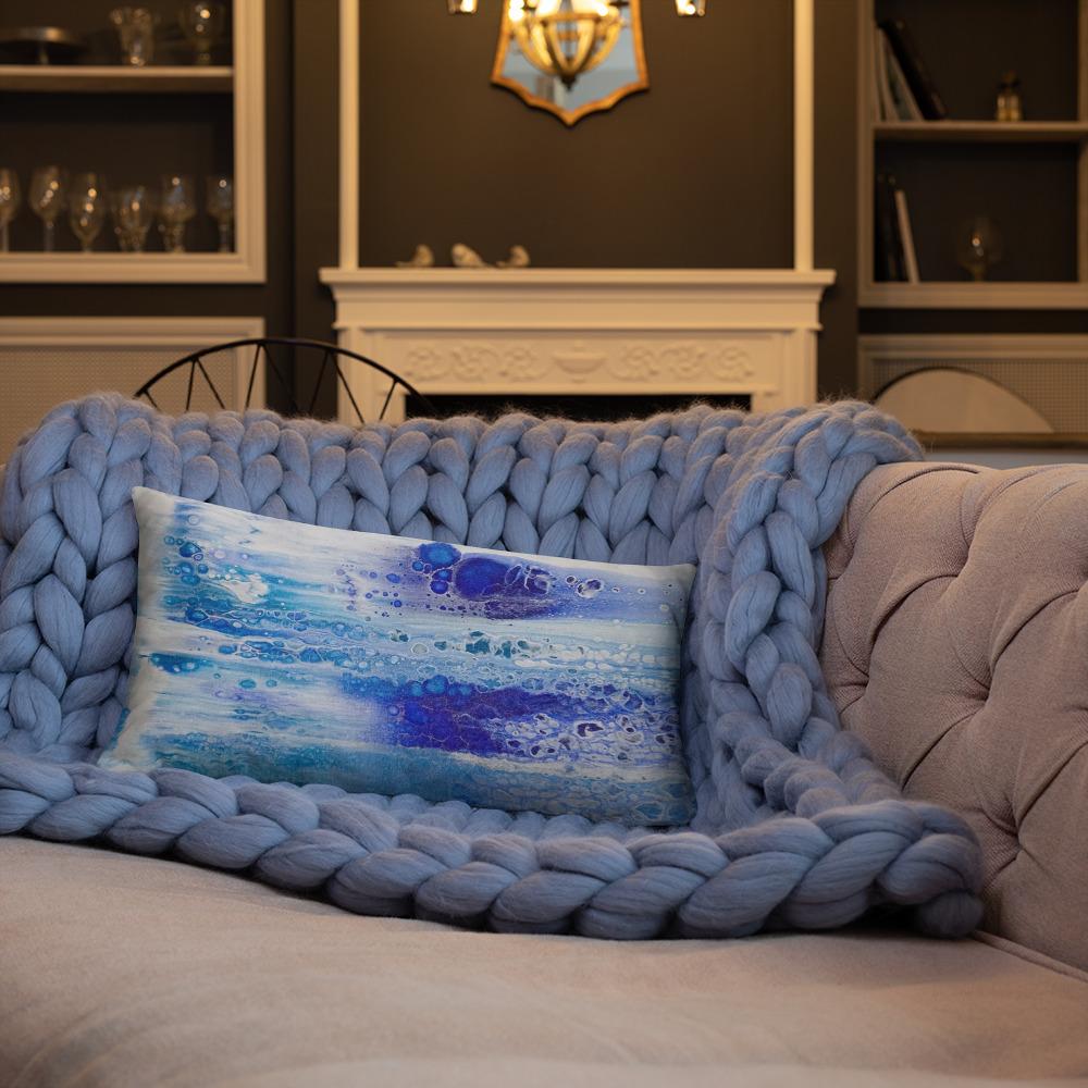 Blue Basic Accent Pillow - Cinder House Creations