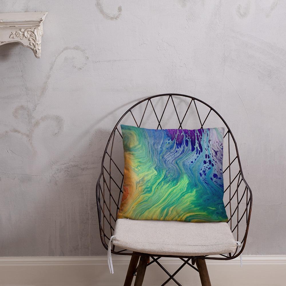 Rainbow Basic Accent Pillow - Cinder House Creations