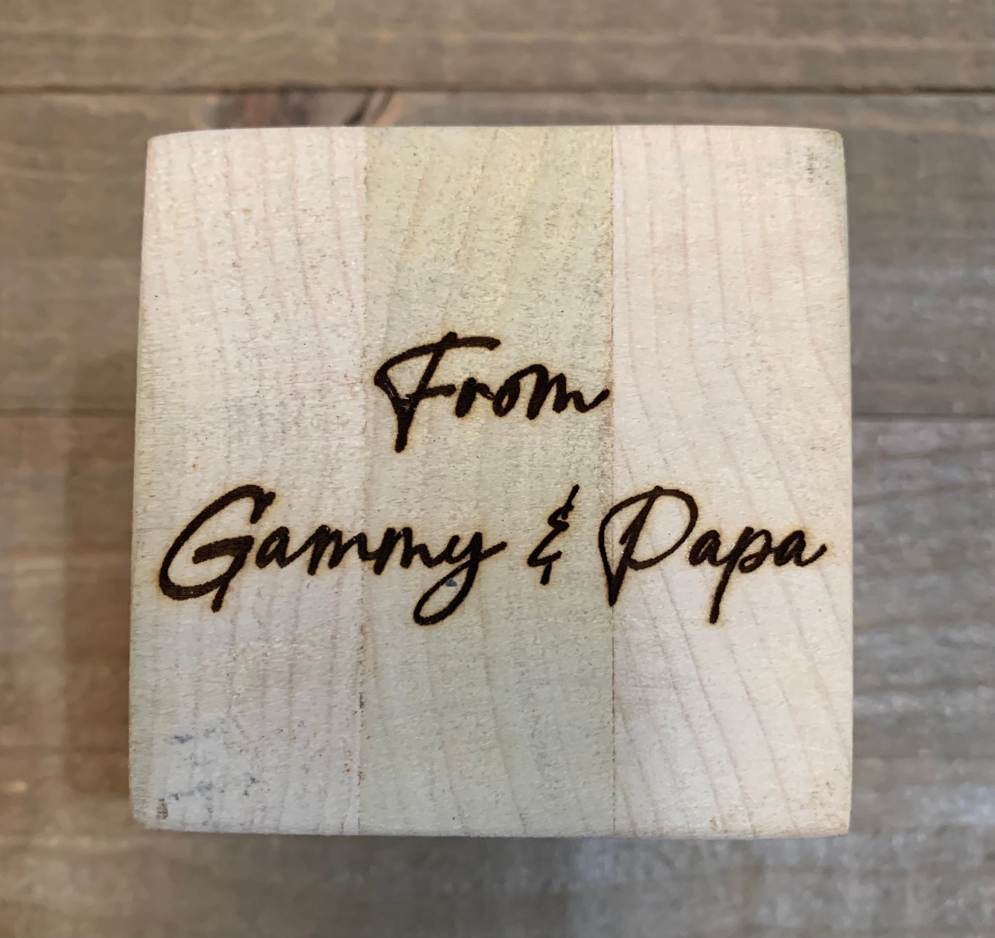 Personalized Baby’s First Block