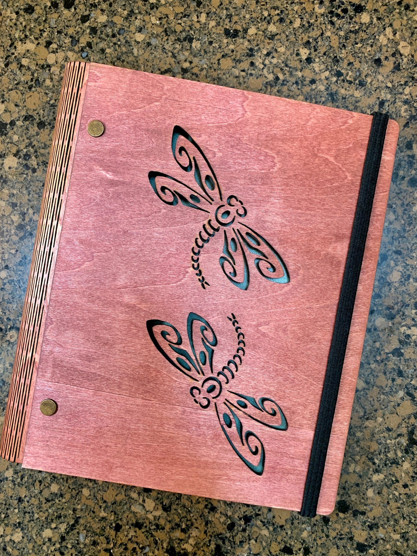 Laser Cut Notebook/Journal Dragonflies II