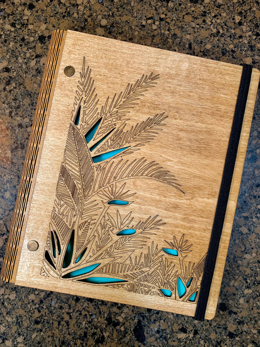 Laser Cut Notebook/Journal Plants
