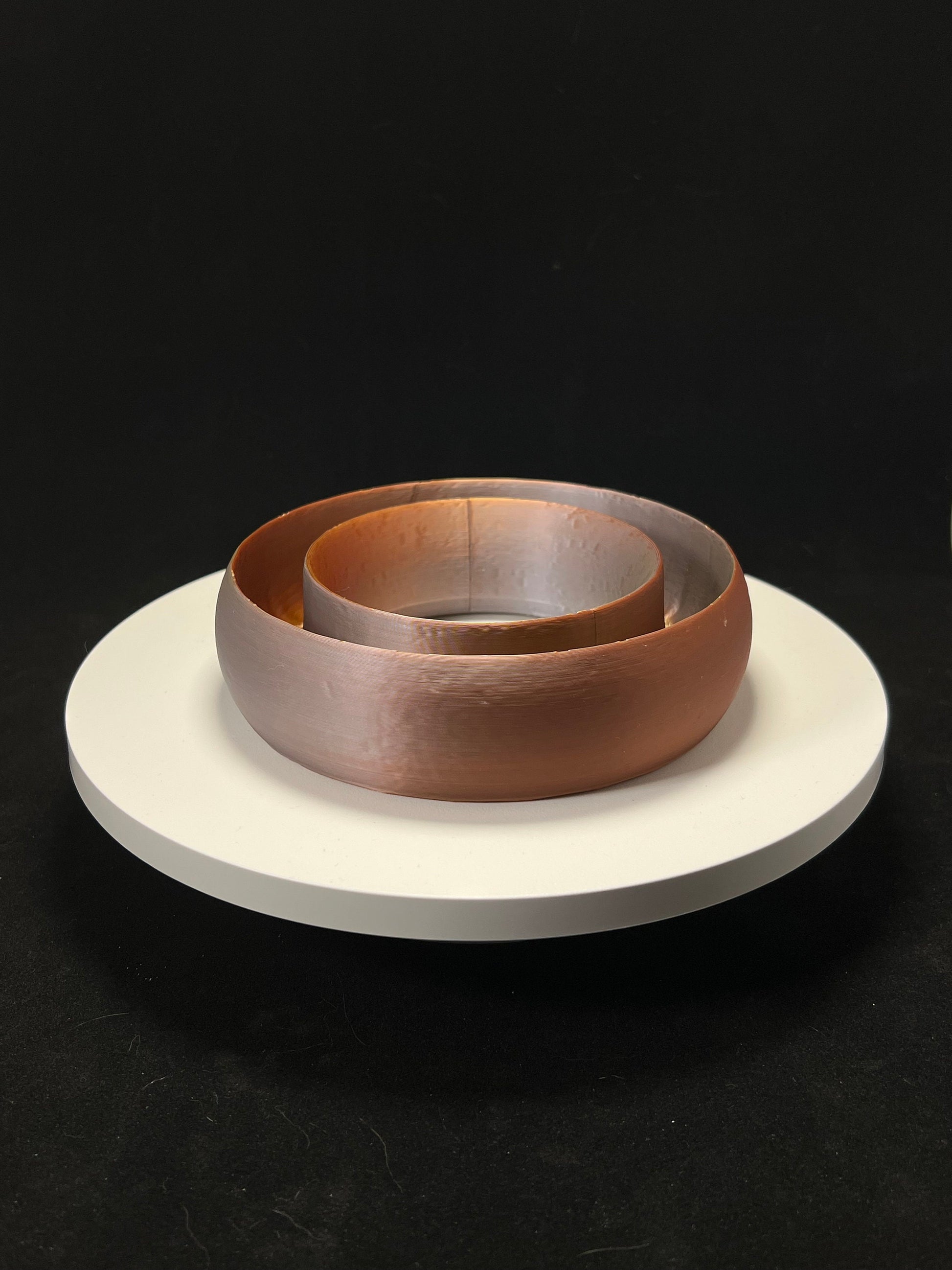 3D Printed Plumeria Pansy Ring Vase (Bowl) Six Inch