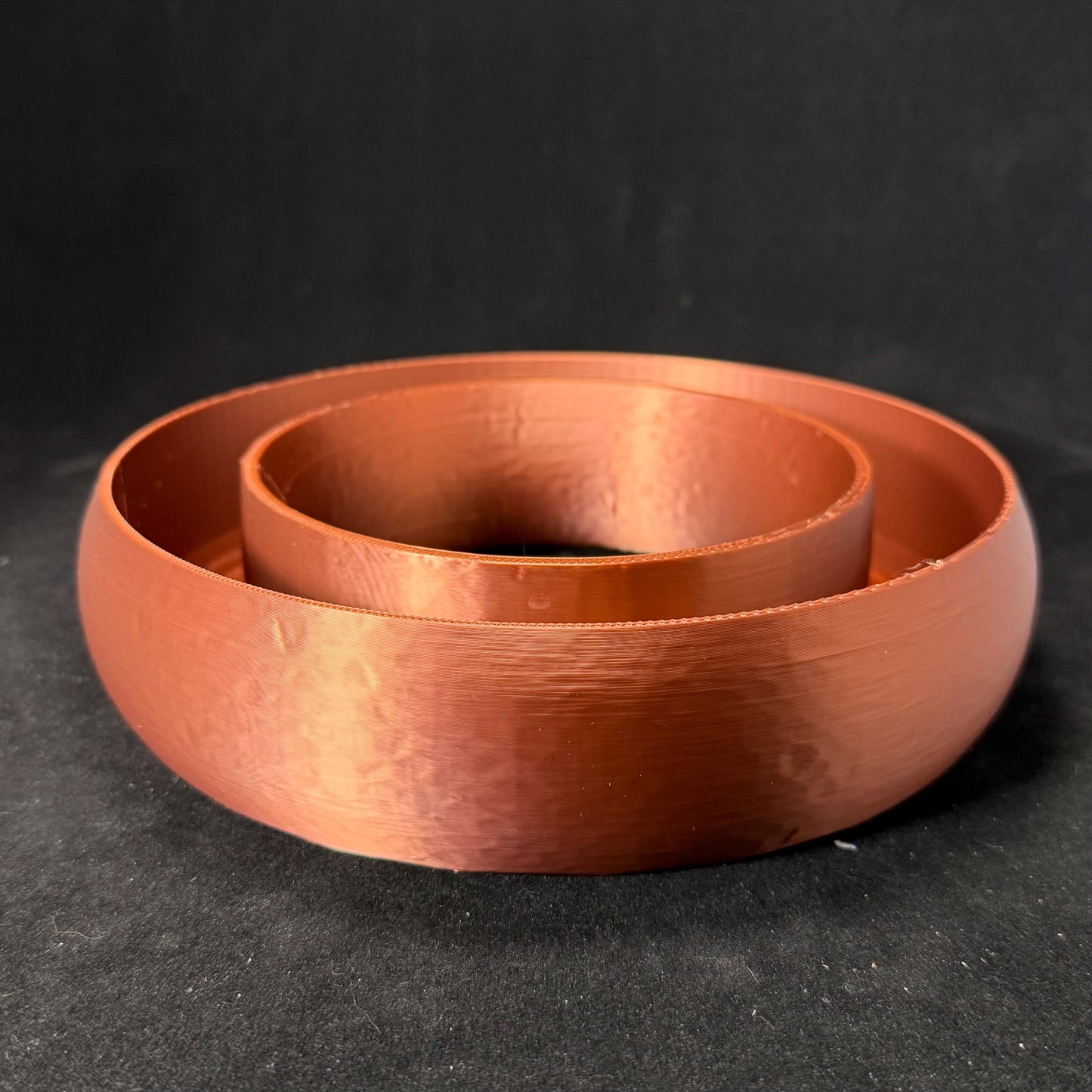 3D Printed Plumeria Pansy Ring Vase (Bowl) Eight Inch