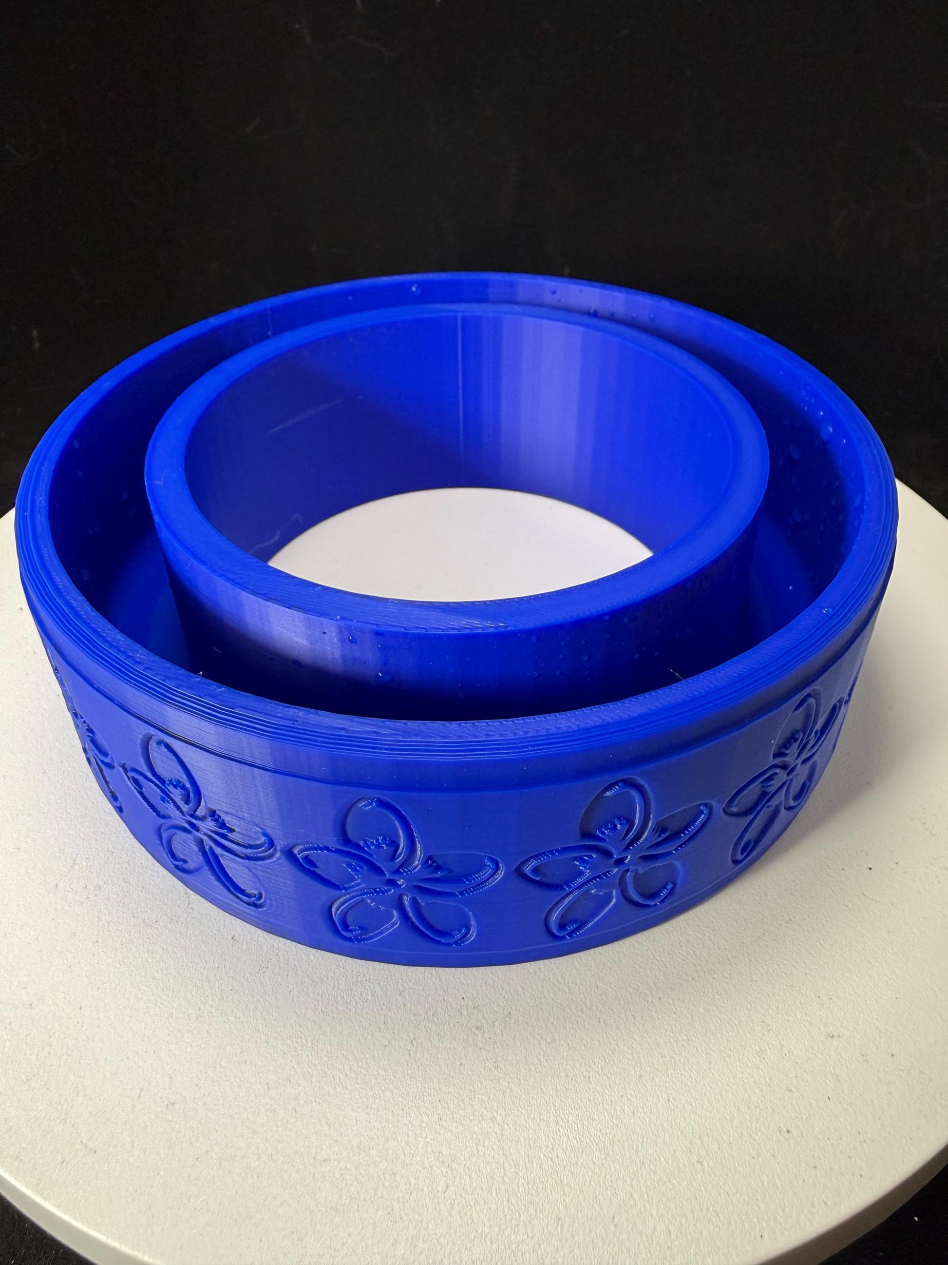 3D Printed Plumeria Pansy Ring Vase