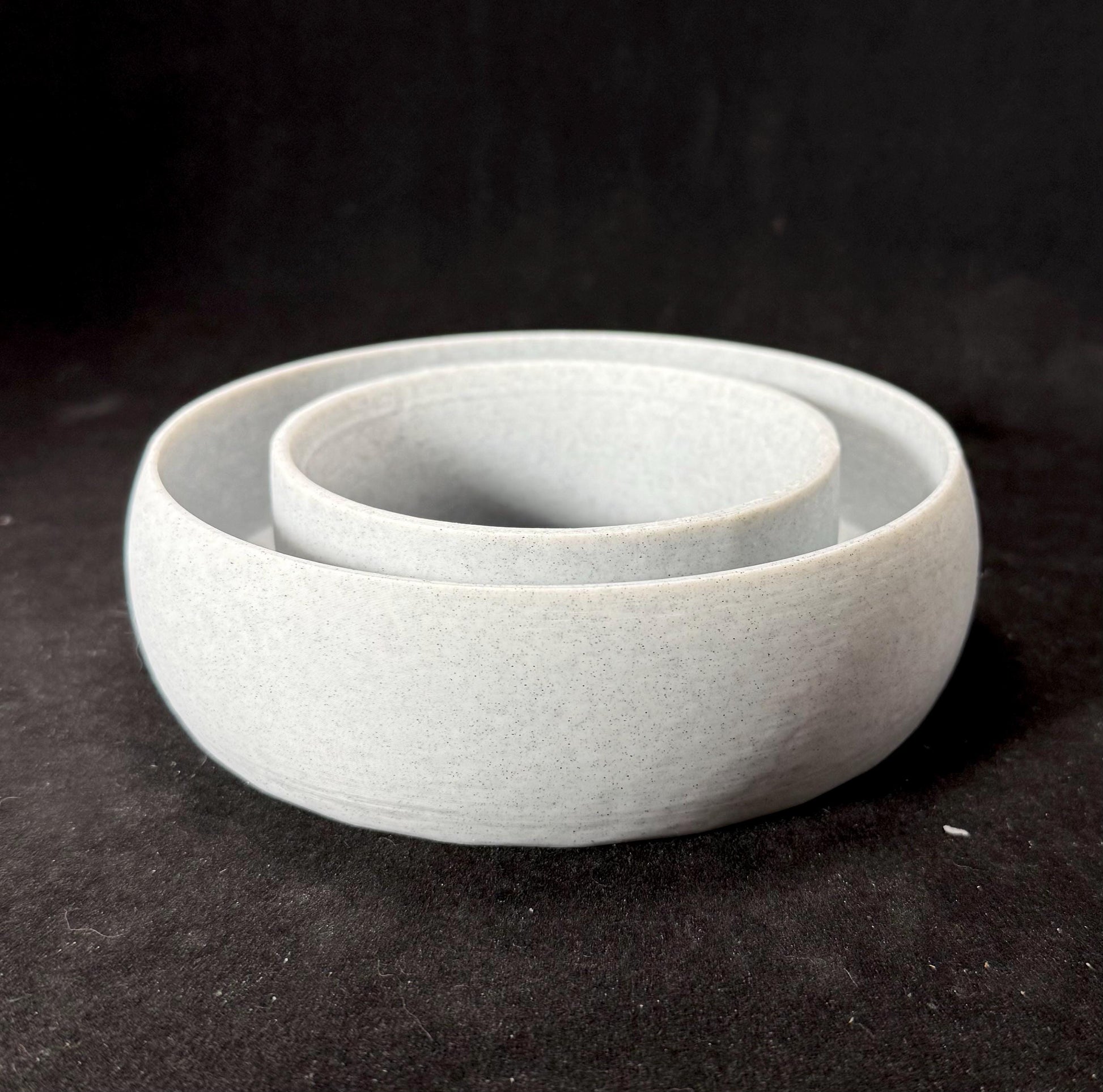 3D Printed Plumeria Pansy Double Ring Vase