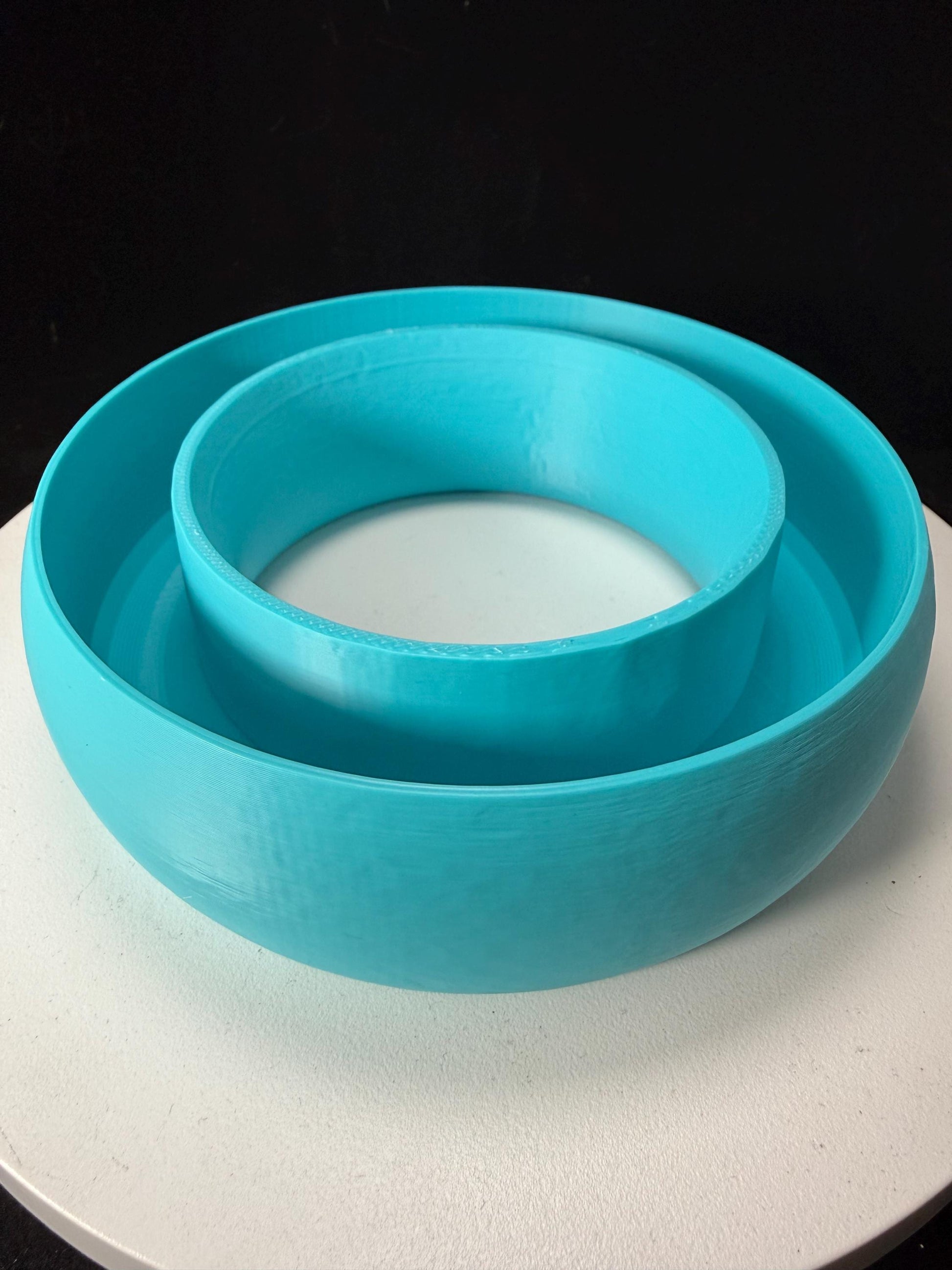 3D Printed Plumeria Pansy Ring Vase (Bowl) Six Inch