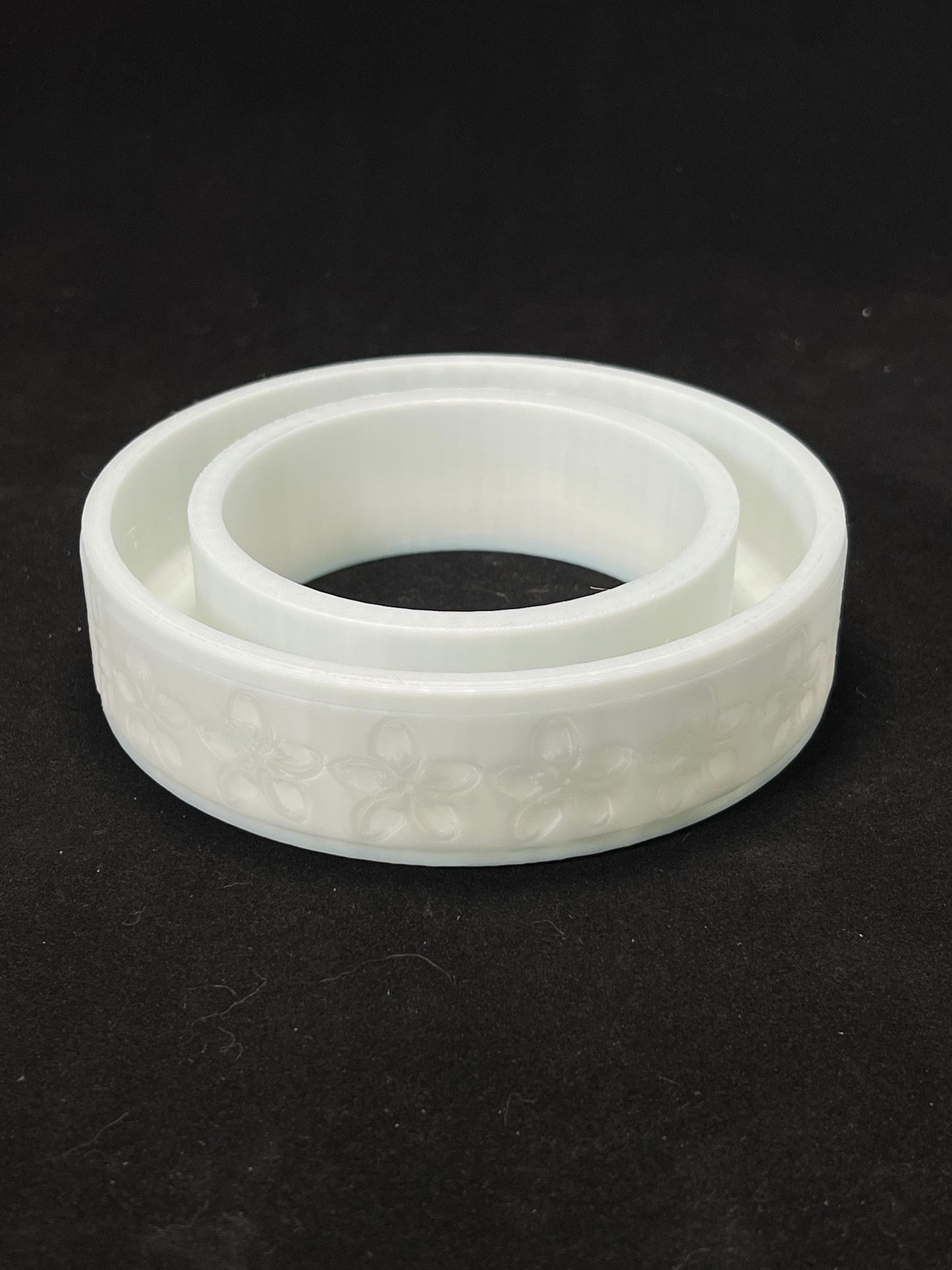 3D Printed Plumeria Pansy Ring Vase (Bowl) Six Inch