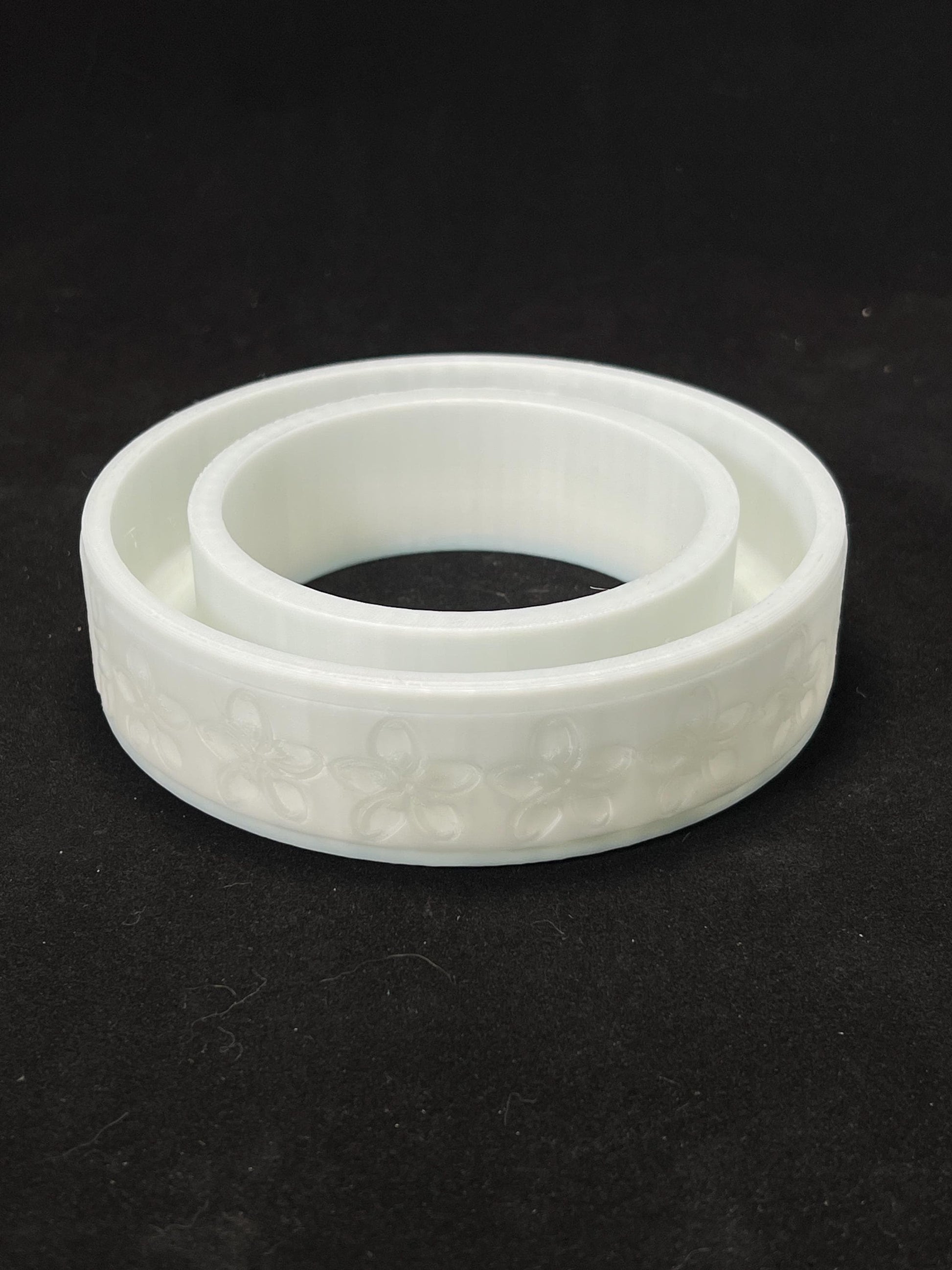 3D Printed Plumeria Pansy Ring Vase (Bowl) Six Inch