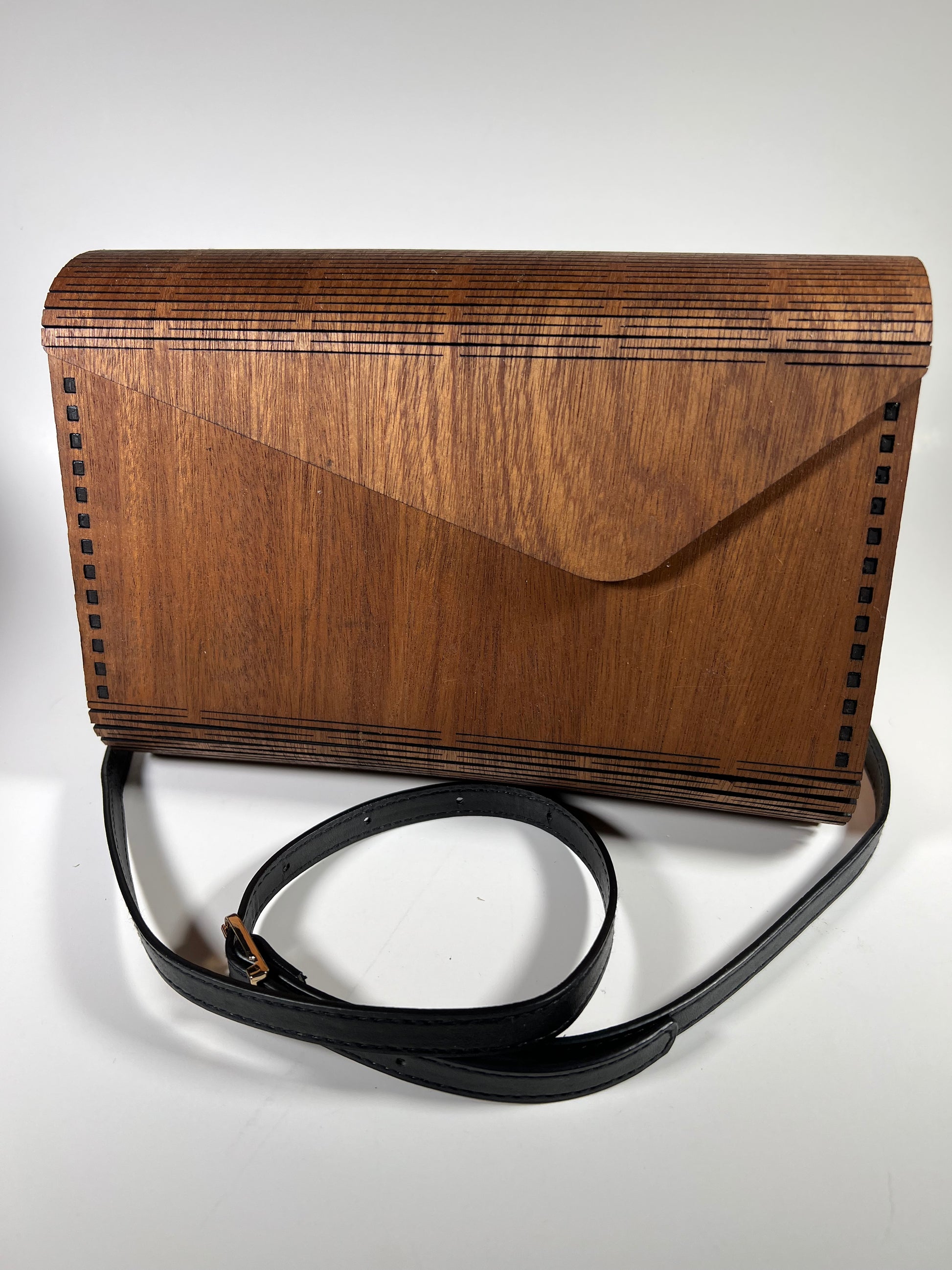 Sapele Wood Purse or Clutch - Cinder House Creations