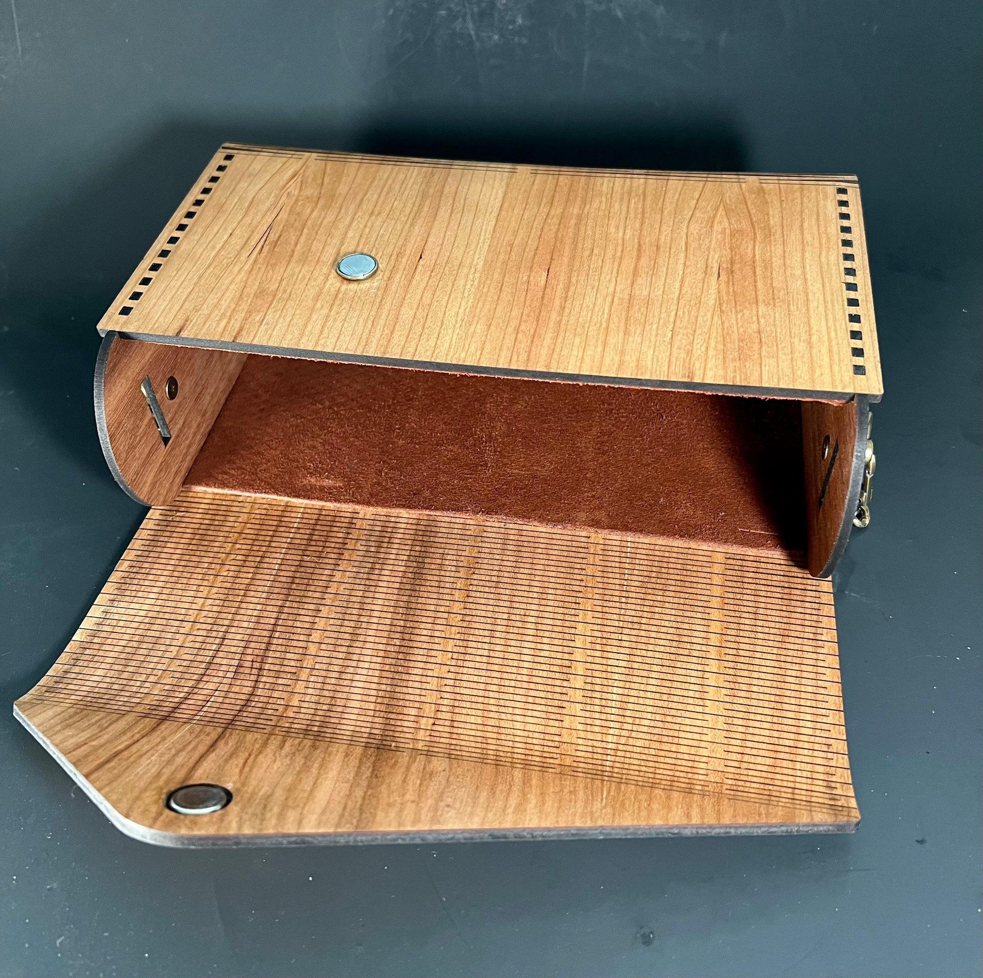 Cherry Wood Purse or Clutch - Cinder House Creations