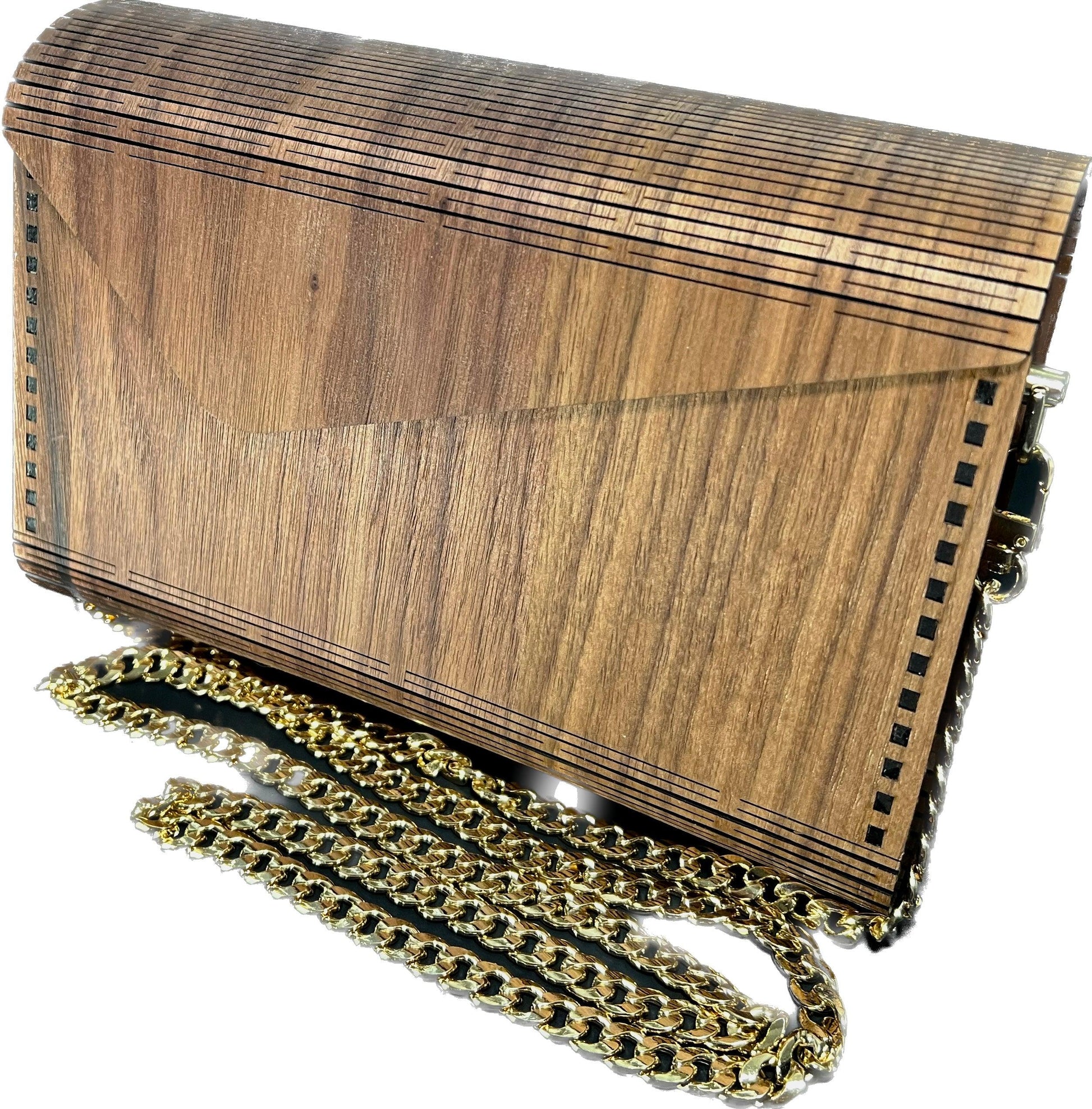 Walnut Wood Purse or Clutch - Cinder House Creations