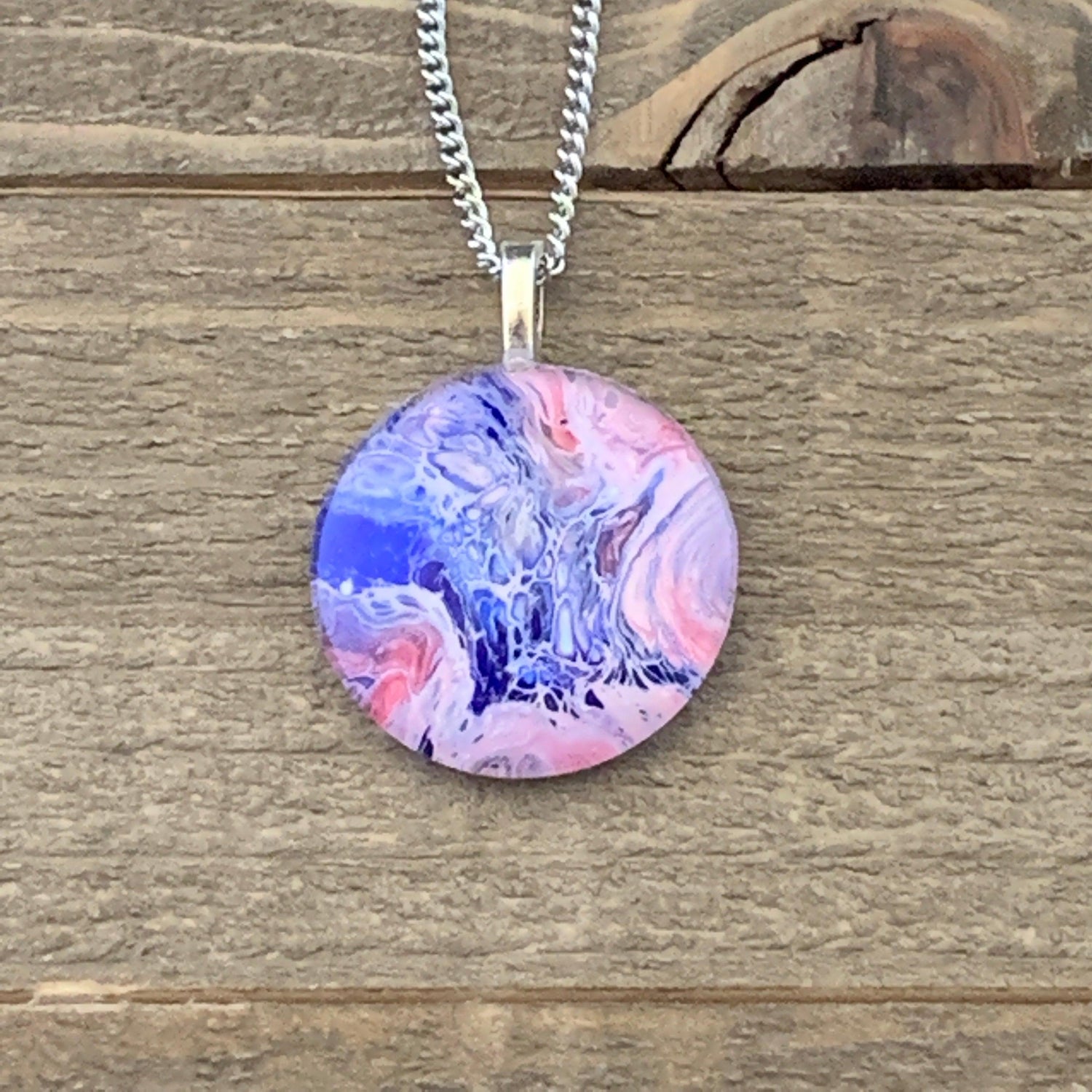 Tray-less Wearable Art Round Pendant - Cinder House Creations