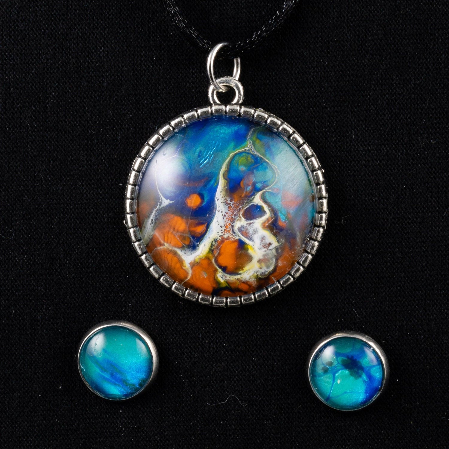 Tree of Life Wearable Art Pendant and Earring Sets - Cinder House Creations