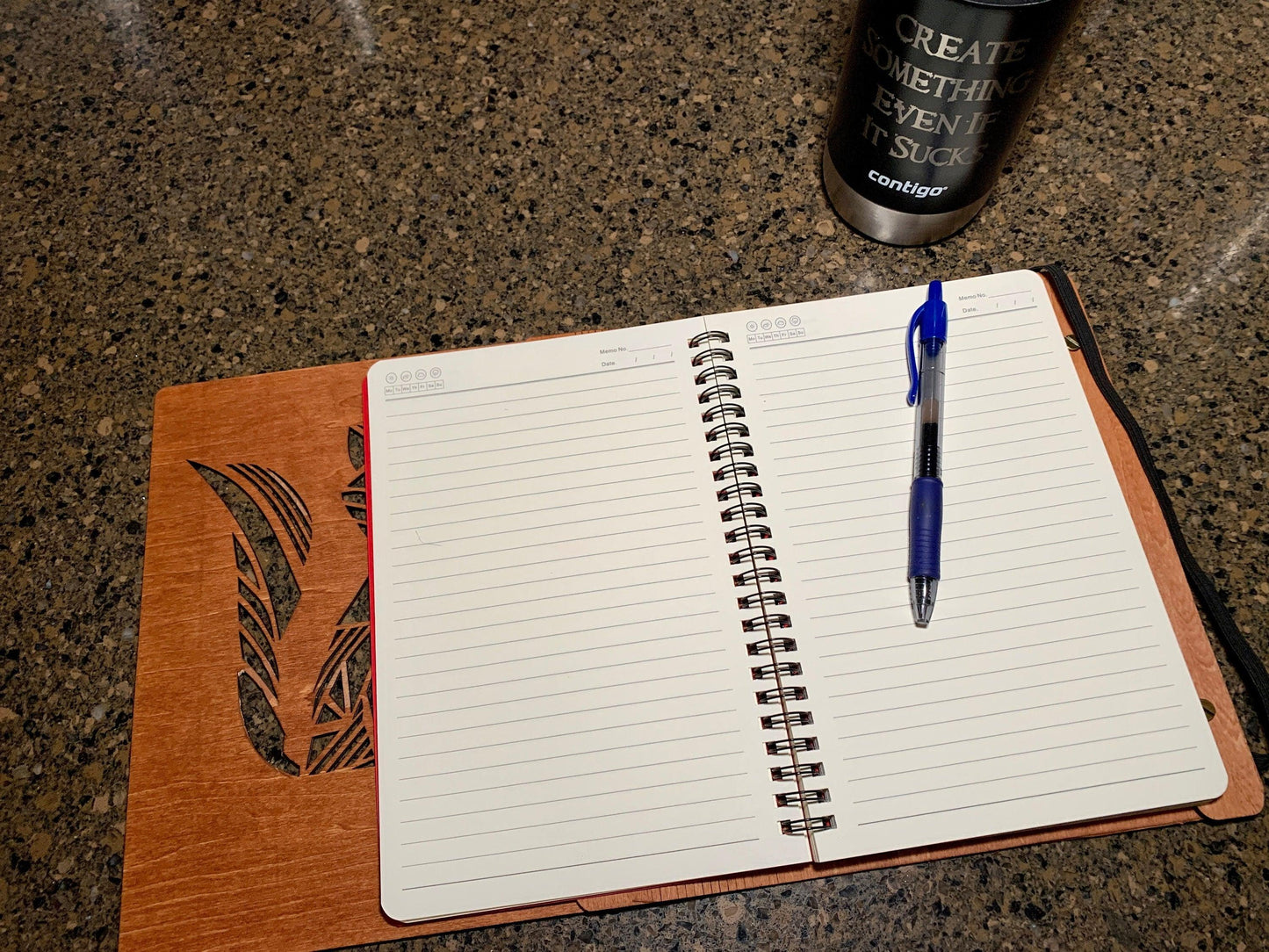 Laser Cut Notebook/Journal Hummingbird - Cinder House Creations