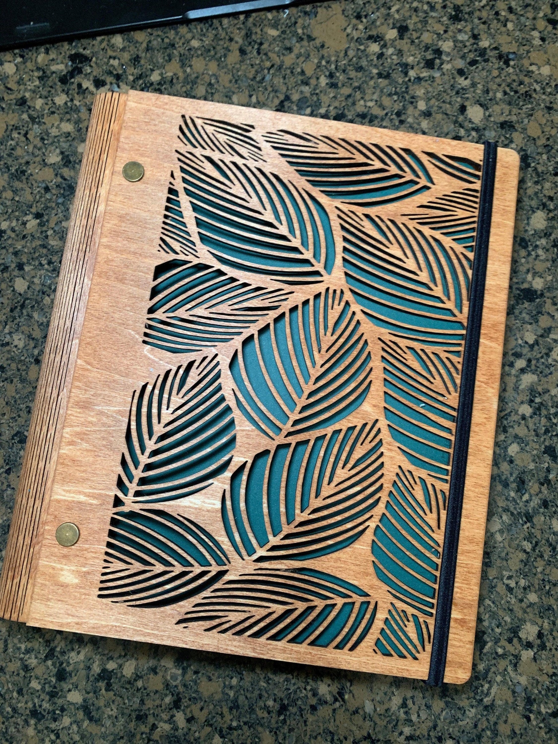 Laser Cut Notebook/Journal Leaves - Cinder House Creations