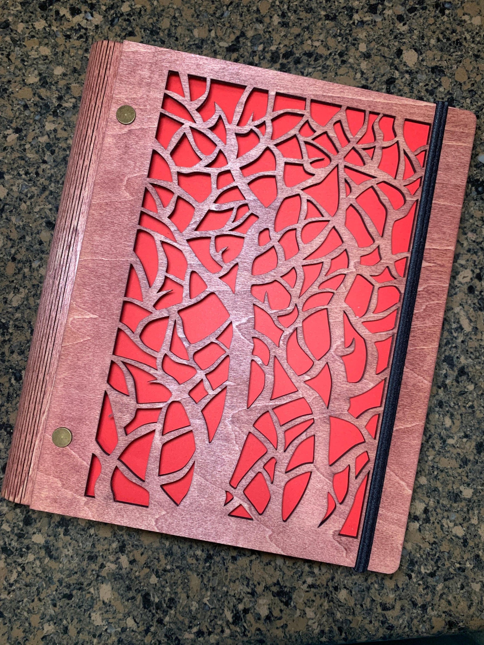 Laser Cut Notebook/Journal Trees - Cinder House Creations