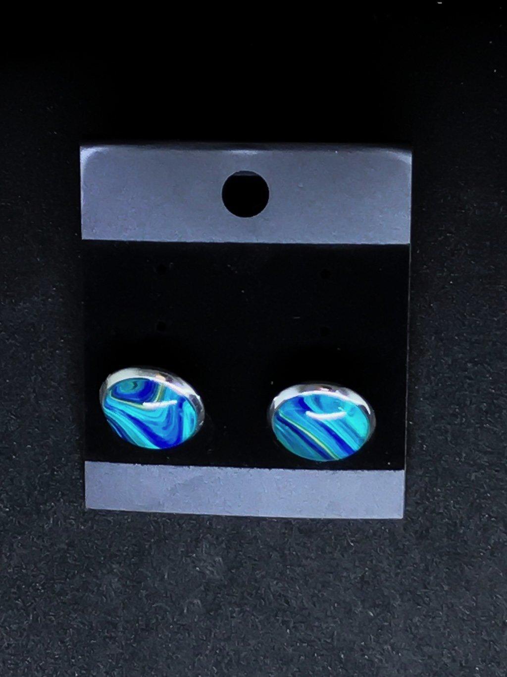 Wearable Art Stud Earrings - Cinder House Creations