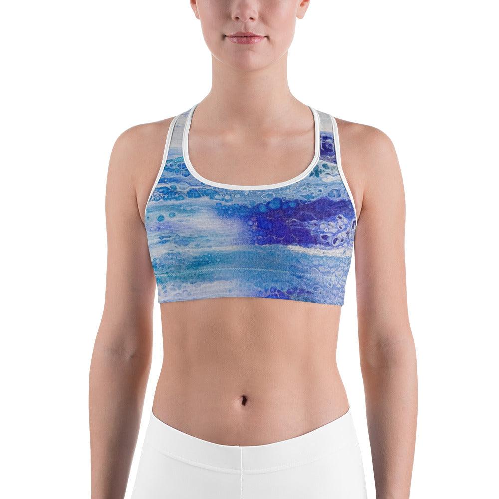 Sports Bra - Blue Wash - Cinder House Creations